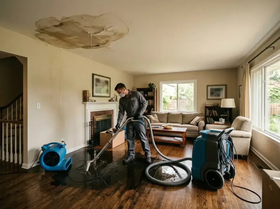 attic-pipe-burst-ceiling-drip-008 — frequently asked questions, Water Damage Restoration & Carpet Care in South Russell, OH